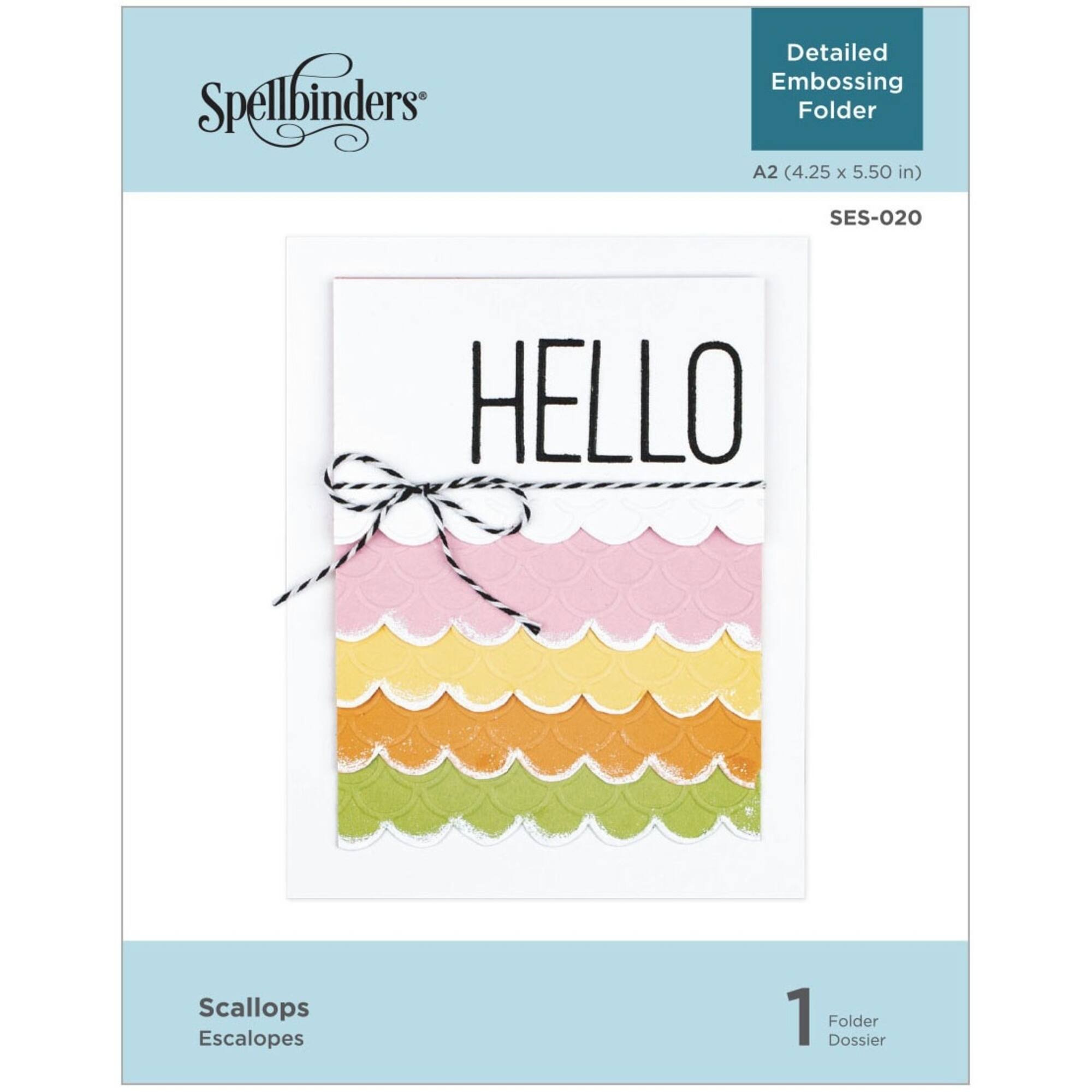 Spellbinders® Scallops Embossing Folder
